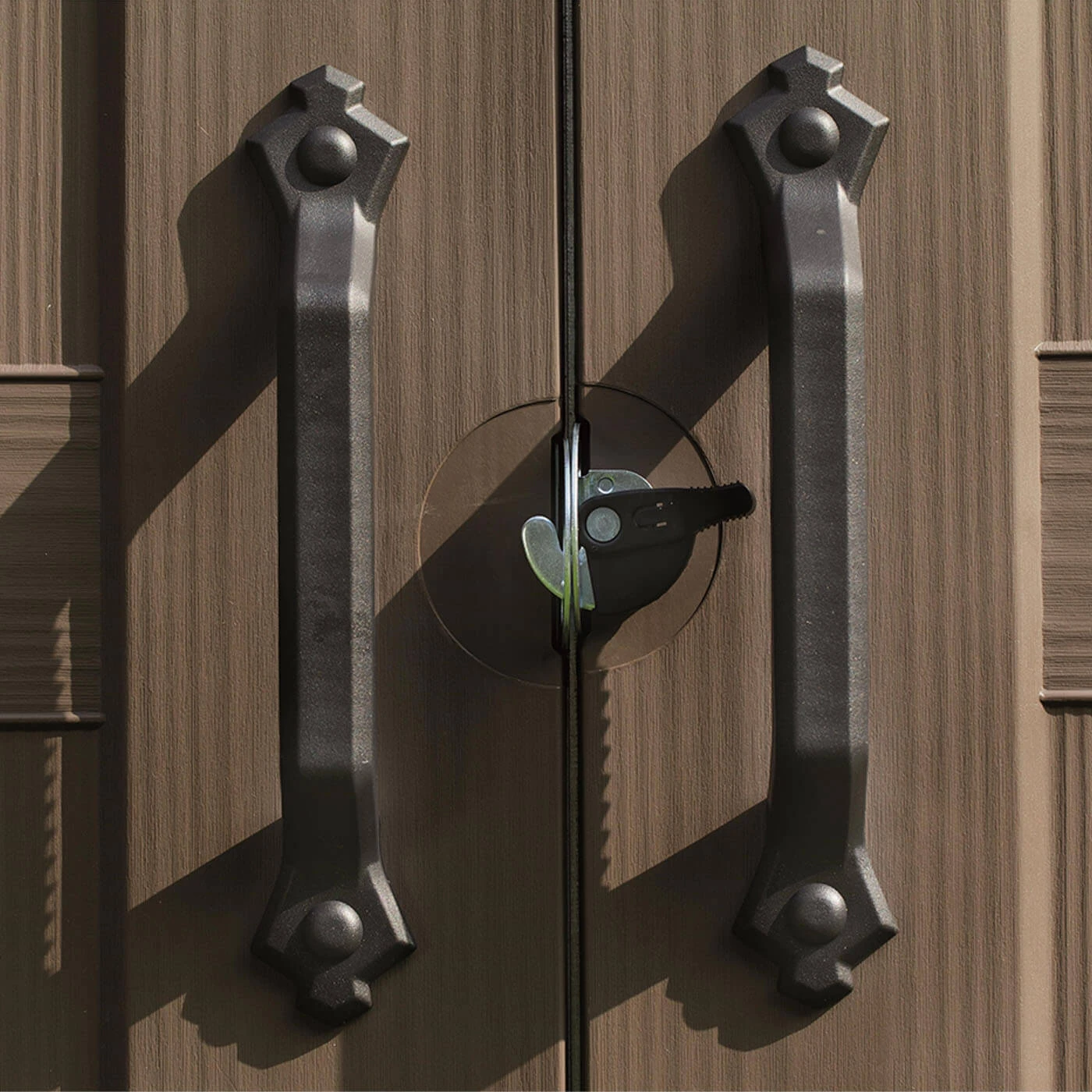 Keter Factor Outdoor Apex Garden Storage Shed 8 X 6 Feet - Beige 5 Keter Factor Outdoor Apex Garden Storage Shed 8 X 6 Feet - Beige - Image 3