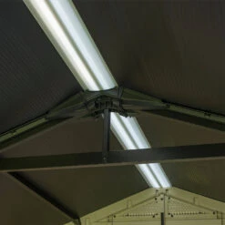 Keter Factor Outdoor Apex Garden Storage Shed 8 X 11 Feet - Beige -Fresh Gardenly Store 008 1400