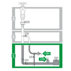 Hozelock End Of Line Pressure Compensating Dripper - 2785 -Fresh Gardenly Store 2785 abc
