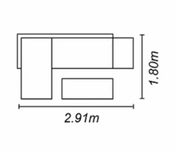 Norfolk Leisure Bahama Corner Sofa Set In Grey -Fresh Gardenly Store Bahamafootprint