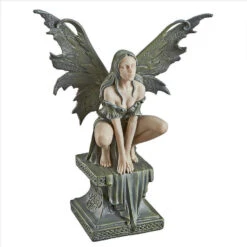 Celtic Fairy's Perilous Perch Garden Ornament By Design Toscano 9 Celtic Fairy's Perilous Perch Garden Ornament By Design Toscano -Fresh Gardenly Store CL5047 angle