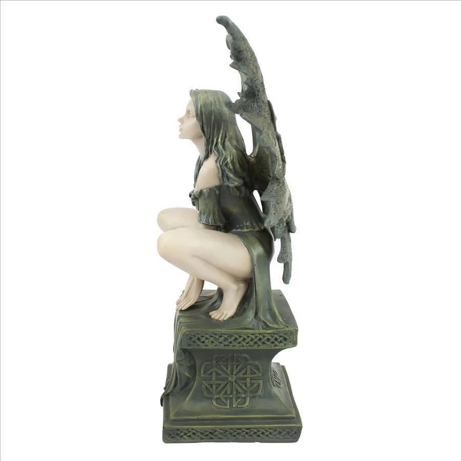 Celtic Fairy's Perilous Perch Garden Ornament By Design Toscano 6 Celtic Fairy's Perilous Perch Garden Ornament By Design Toscano - Image 4