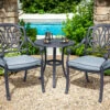 Hartman Amalfi Bistro Set In Antique Grey / Platinum 2 Hartman Amalfi Bistro Set In Antique Grey / Platinum -Fresh Gardenly Store L Hartman Amalfi Bistro set antique grey