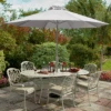 Hartman 3m Traditional Parasol In Wheatgrass -Fresh Gardenly Store L Hartman parasol wheatgrass
