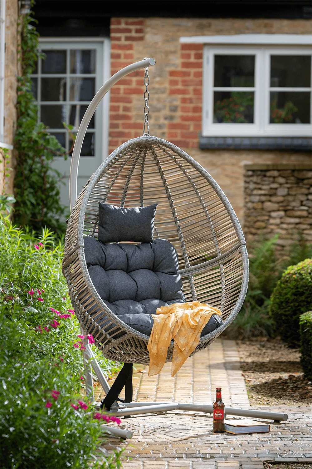 Hartman Heritage / Westbury Cocoon Egg Chair In Ash / Slate 3 Hartman Heritage / Westbury Cocoon Egg Chair In Ash / Slate