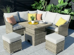 Hartman Heritage Tuscan Square Corner Sofa Set In Beech/Dove