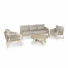 Kettler Cora Rope 3 Seat Garden Sofa Set