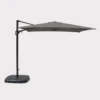 Kettler 2.5m Square Free Arm Parasol - Grey Frame / Grey Taupe Canopy 2 Kettler 2.5m Square Free Arm Parasol - Grey Frame / Grey Taupe Canopy -Fresh Gardenly Store L Kettler 2.5m square parasol dimensions