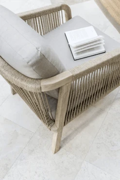 Kettler Cora Rope Arm Chair (pair) -Fresh Gardenly Store L Kettler Cora arm chair top