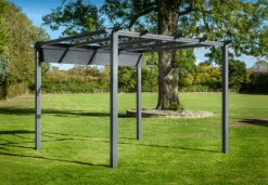 Hartman Roma Pergola 3m X 3m - Grey 5 Hartman Roma Pergola 3m X 3m - Grey -Fresh Gardenly Store L Roma pergola grey 3m open