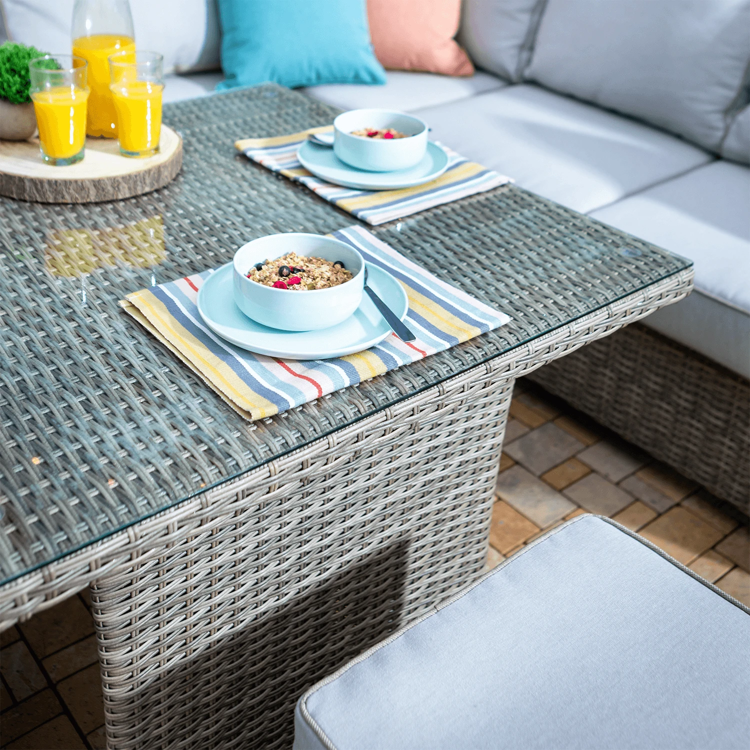 Hartman Westbury Square Corner Sofa Lounge Set In Beech / Dove 4 Hartman Westbury Square Corner Sofa Lounge Set In Beech / Dove - Image 2