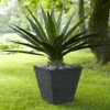 Artstone Pot Ella Black Large -Fresh Gardenly Store L artstone pot ella black large