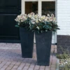 Artstone Vase Ella Black Medium 2 Artstone Vase Ella Black Medium -Fresh Gardenly Store L artstone vase ella black medium