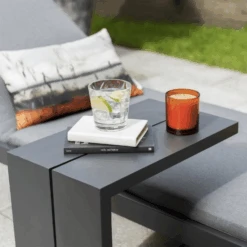 Kettler Elba Lounger And Side Table -Fresh Gardenly Store L kettler elba side table close up