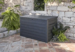 Keter Ontario XXL Deck Storage Box - Anthracite -Fresh Gardenly Store L ontario