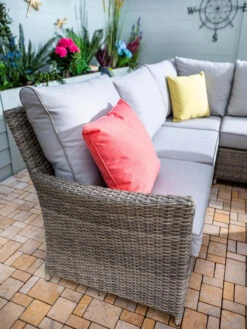 Hartman Westbury Rectangular Corner Sofa Set In Beech / Dove -Fresh Gardenly Store L1 hartman westbury rectangular casual dining set beech dove