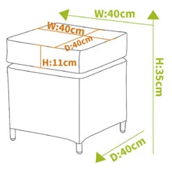 Hartman Heritage Stool With Cushion Beech / Dove 7 Hartman Heritage Stool With Cushion Beech / Dove -Fresh Gardenly Store L1 heritage grand stool size 1