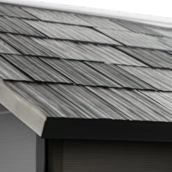 Keter Premier 759 Outdoor Apex Garden Storage Shed 7.5 X 9 Feet- Grey -Fresh Gardenly Store Premier20759 7 1400