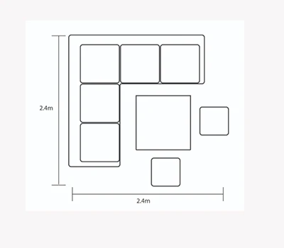 Hartman Westbury Square Corner Sofa Lounge Set In Beech / Dove 5 Hartman Westbury Square Corner Sofa Lounge Set In Beech / Dove - Image 3