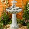 Solar Umbrella Fountain Water Feature