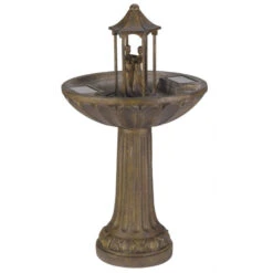 Solar Powered Water Feature - Dancing Couple -Fresh Gardenly Store dancing couple studio