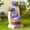 Azure Columns Easy Fountain Garden Water Feature -Fresh Gardenly Store easy fountain azure columns l