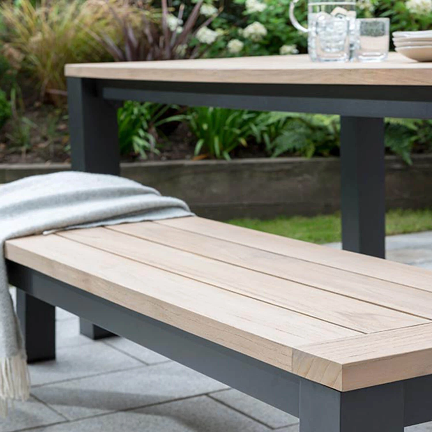 Kettler Elba Dining Table And Benches Set 4 Kettler Elba Dining Table And Benches Set - Image 2