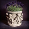 Pair Of Cherub Pot Large Stone
