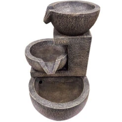 Solar Powered Water Feature - Genoa Cascade -Fresh Gardenly Store genoa studio