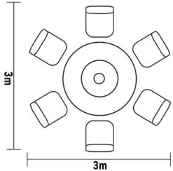 Hartman Heritage Tuscan 6 Seater Dining Set In Beech / Dove 11 Hartman Heritage Tuscan 6 Seater Dining Set In Beech / Dove -Fresh Gardenly Store hartman heritage 6 seat footprint
