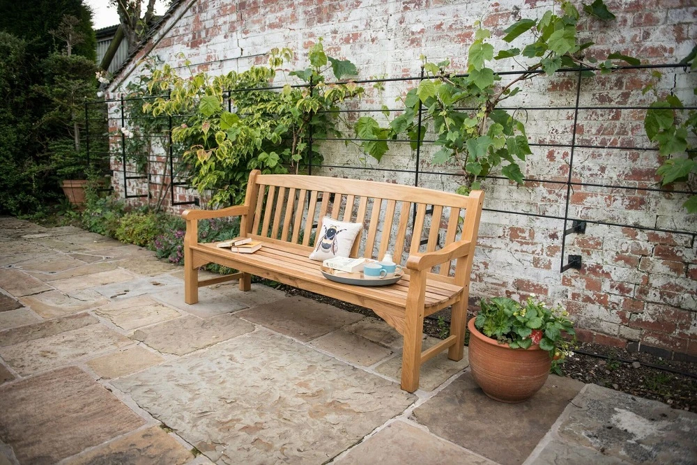 Heritage Oak 6ft Garden Bench - 4 Seater 3 Heritage Oak 6ft Garden Bench - 4 Seater