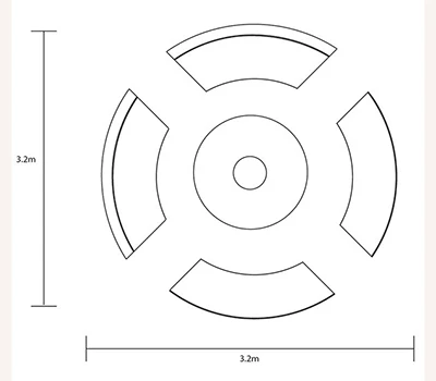 Hartman Heritage Grand Round Casual Dining Set And Day Bed In Ash / Slate 7 Hartman Heritage Grand Round Casual Dining Set And Day Bed In Ash / Slate - Image 5