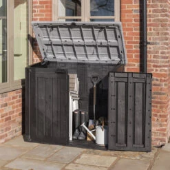 Keter Hideaway XL Garden Storage Box - Anthracite 10 Keter Hideaway XL Garden Storage Box - Anthracite -Fresh Gardenly Store hideaway 2