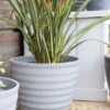 Kelkay Plant Avenue Stone Collection Large Hudson Pot In Grey