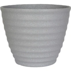 Kelkay Plant Avenue Stone Collection Large Hudson Pot In Grey -Fresh Gardenly Store hudson grey studio giant