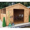 10 X 10 Overlap Double Door Apex Wooden Garden Shed -Fresh Gardenly Store l 10x10 Overlap Apex