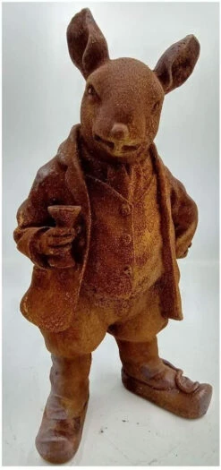 Mr Ratty Garden Sculpture From The Wind In The Willows - Made From Cold Cast Iron -Fresh Gardenly Store l 61QWcAtdjeL. AC SL1020 3