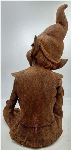 Sitting Pixie Garden Ornament - Cold Cast Iron -Fresh Gardenly Store l 61YGFO5jyaL. AC SL1020 1