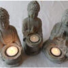 Set Of 3 Buddha Tealightholders