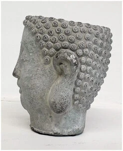 Buddha Head Planter - Stone Effect 12 Buddha Head Planter - Stone Effect -Fresh Gardenly Store l 71DwPUkoxLS. AC SL1000