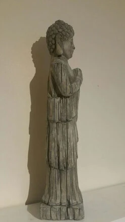 Standing Buddha - Stone Effect Finish 9 Standing Buddha - Stone Effect Finish -Fresh Gardenly Store l 71ef4ArxOZL. AC SL1500