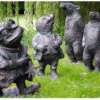 Wind In The Willows Garden Sculptures: Toad, Ratty , Mole And Badger -Fresh Gardenly Store l 71girytsdsL. AC SL1000
