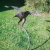 Gliding Eagle Metal Bird Sculpture On Stand 2 Gliding Eagle Metal Bird Sculpture On Stand -Fresh Gardenly Store l AN51 Main