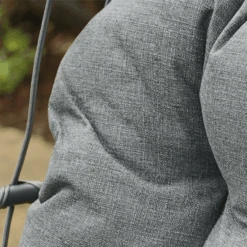 Eleanor Folding Double Hanging Egg Chair Cocoon In Grey -Fresh Gardenly Store l EleanorDouble