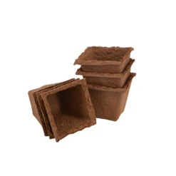 Nutley's 6cm Square Biodegradable Organic Wood Fibre Plantable Plant Pots -Fresh Gardenly Store l FTL05 2 1024x1024@2x
