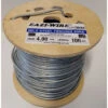 100m Roll Of 4mm Diameter Galvanised Mild Steel Line Or Straining Wire In A Handy Spool