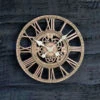 Newby Mechanical Bronze Effect Clock 1 Newby Mechanical Bronze Effect Clock -Fresh Gardenly Store l OCCOPP1