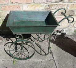 Metal Flower Cart Planter - 55cm Long 9 Metal Flower Cart Planter - 55cm Long -Fresh Gardenly Store l PL65 3