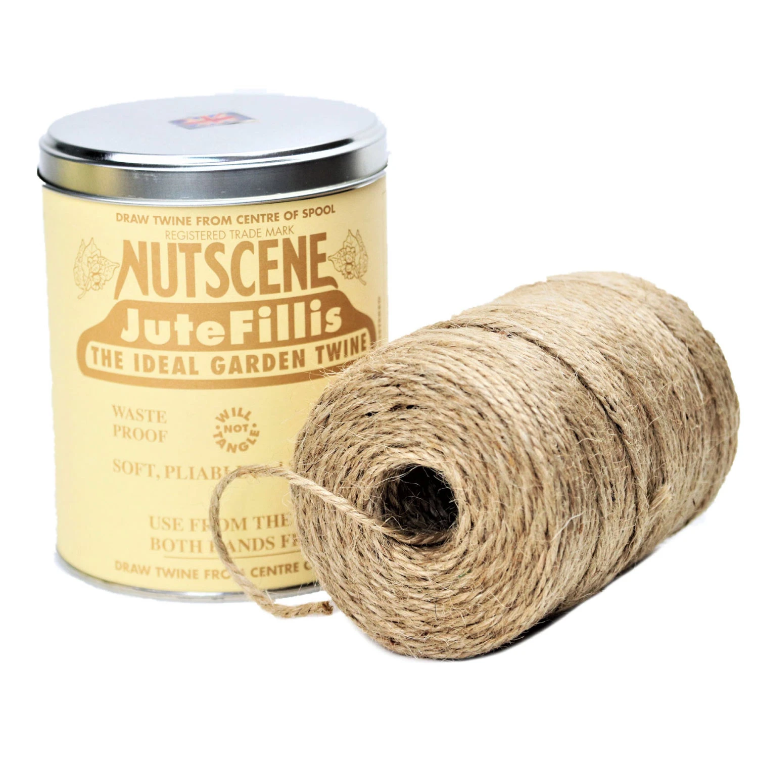 Nutscene Tin O' Twine 150m - Natural 3 Nutscene Tin O' Twine 150m - Natural