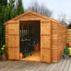 12 X 8 Windowless Overlap Apex Wooden Garden Shed -Fresh Gardenly Store l SI 001 001 0007 NW.1
